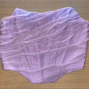 Lavender corset top